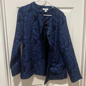 Vintage Blue Patterned blazer